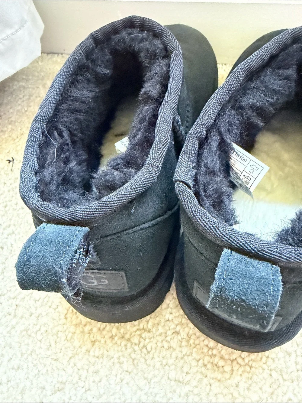 Black UGG Mini Boots